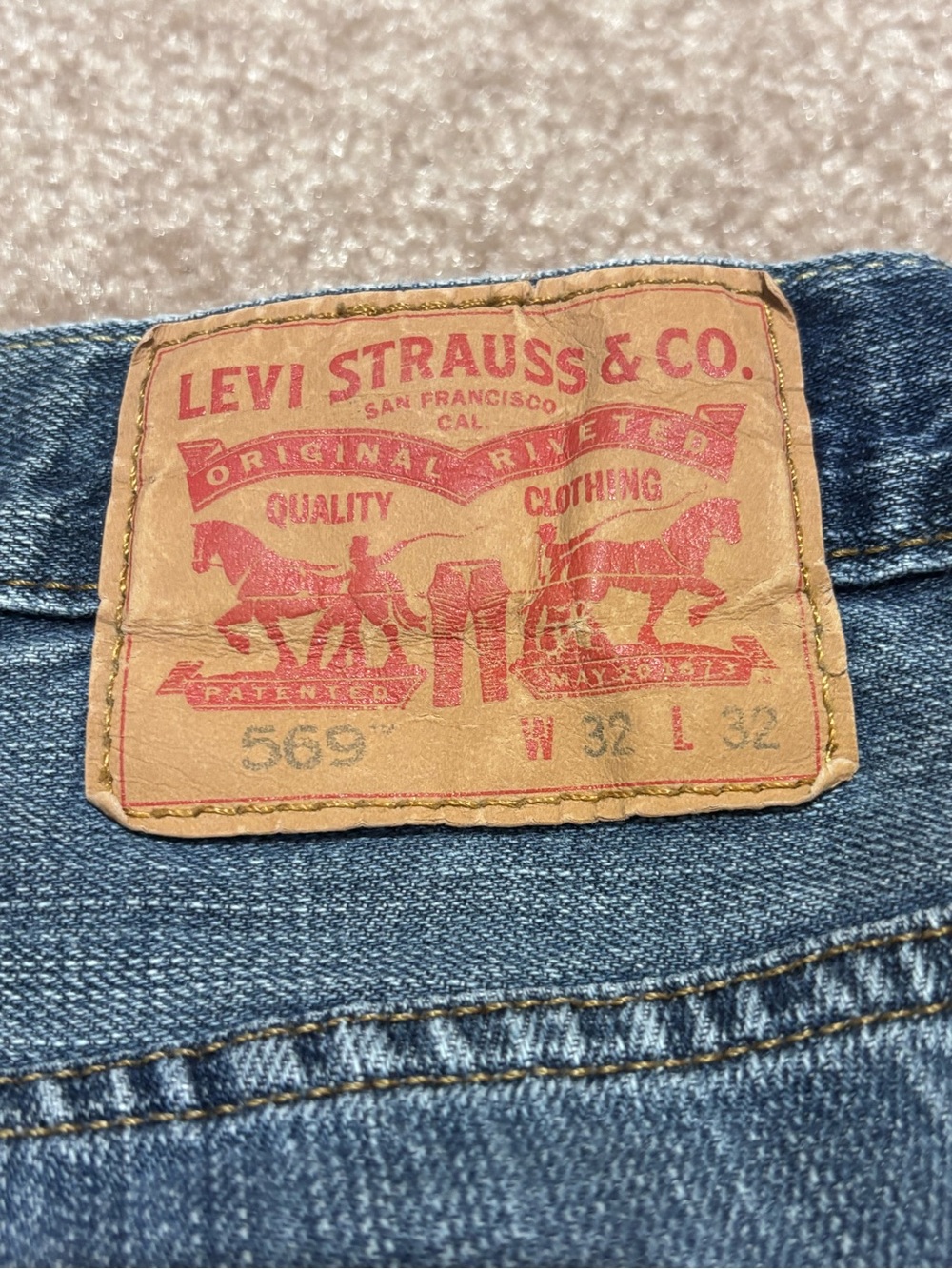 Vintage Levi’s 569 Men’s Denim